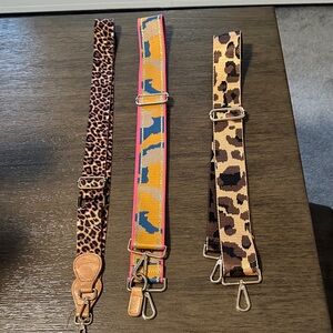 Adjustable Crossbody Bag Purse Straps– Multicolor & Leopard Prints